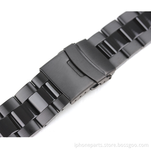 Moco Metal Bracelet Parts for Apple Watch 3 Steel Black